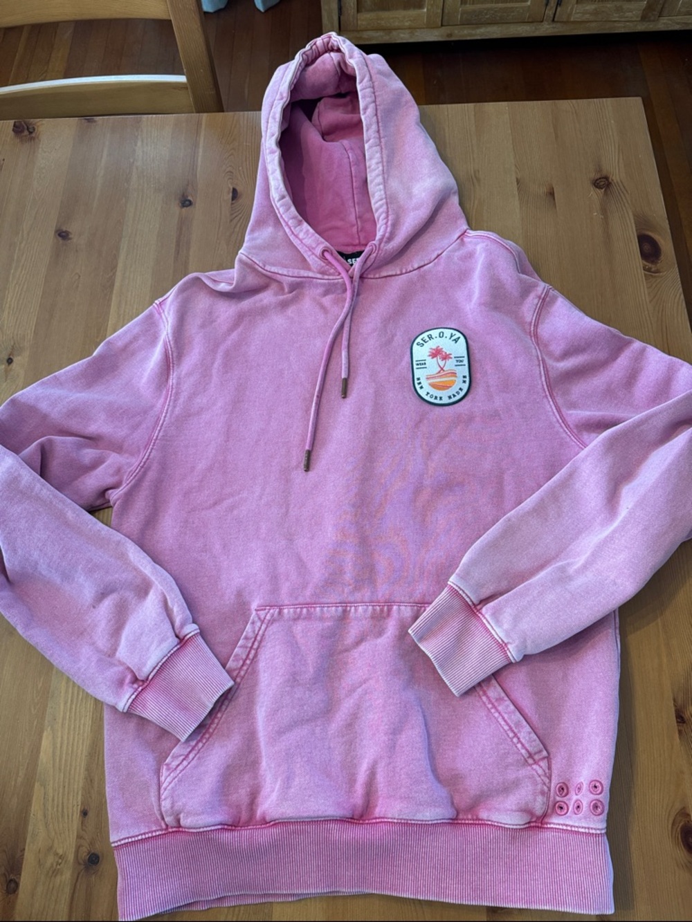 Ser.O.Ya Pink Hooded Sweatshirt Size XS